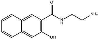 2-萘甲酰胺,N-(2-氨基乙基)-3-羟基-, 26889-86-1, 结构式