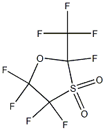 2,4,4,5,5-五氟-2-(三氟甲基)-1,3-恶噻戊环3,3-二氧化物, 26954-17-6, 结构式