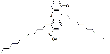 十二烷基羟基苯硫醚钙盐, 26998-97-0, 结构式