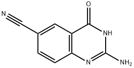 2-氨基-6-氰基喹唑啉-4-酮, 27023-78-5, 结构式
