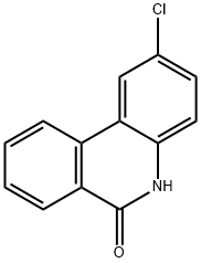 2-氯-5H-菲啶-6-酮, 27353-44-2, 结构式