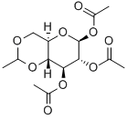 1,2,3-三-O-乙酰基-4,6-O-乙叉-Β-D-吡喃葡萄糖, 27994-30-5, 结构式