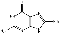 8-氨基鸟嘌呤, 28128-41-8, 结构式