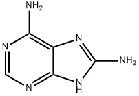 8-氨基腺嘌呤, 28128-33-8, 结构式