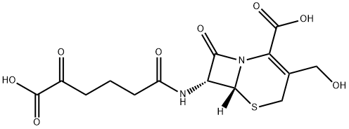 去乙酰基头孢菌素C, 28242-91-3, 结构式