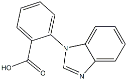 2-(1H-1,3-benzodiazol-1-yl)benzoic acid, 29003-05-2, 结构式