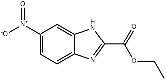 5-硝基-1H-苯并咪唑-2-羧酸乙酯, 29039-60-9, 结构式