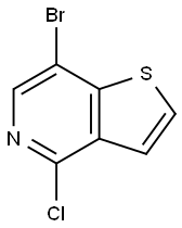 7-溴-4-氯噻吩并[3,2-C]吡啶, 29064-76-4, 結構式