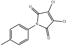 3,4-二氯-1-(对甲苯基)-1H-吡咯-2,5-二酮, 29244-55-1, 结构式