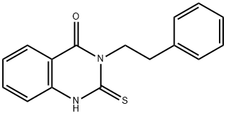 3-(2-苯基乙基)-2-硫代-2,3-二氫-4(1H)-喹唑啉酮, 29745-29-7, 結(jié)構(gòu)式