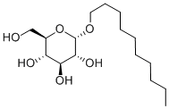 癸基-α-D-吡喃葡糖苷, 29781-81-5, 结构式