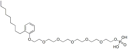 壬基酚聚醚-6 磷酸酯, 29994-44-3, 结构式