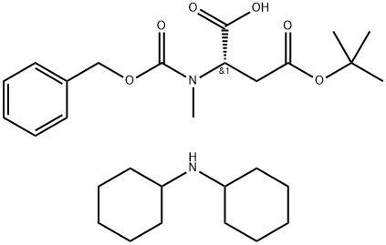 Z-N-Me-Asp(OtBu)-OH.DCHA, 200341-08-8, 結(jié)構(gòu)式