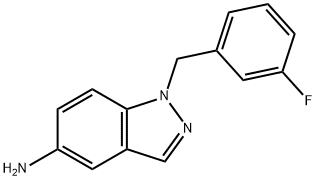 5-氨基-1-(3-氟苄基)吲唑, 202197-31-7, 结构式