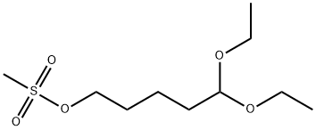 5,5-DIETHOXY-1-(METHYLSULFONYLOXY)PENTANE, 202577-28-4, 结构式