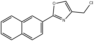 4-(氯甲基)-2-(萘-2-基)恶唑, 202594-71-6, 结构式