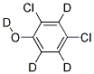 2.4-DICHLOROPHENOL-D4, 202656-12-0, 结构式