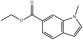 ethyl 1-Methylindole-6-carboxylate, 202745-74-2, 结构式