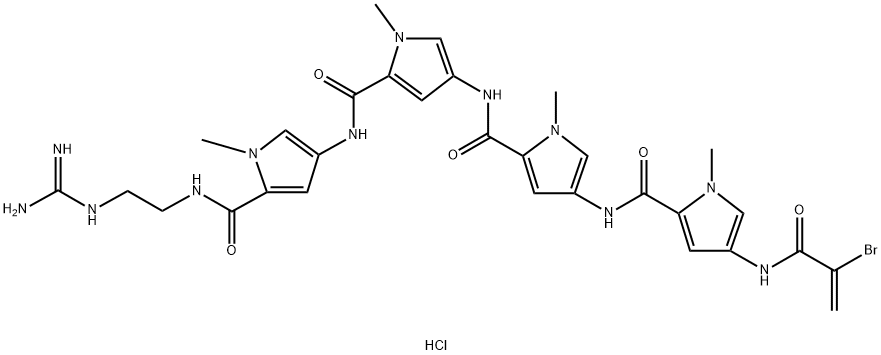 化合物 BROSTALLICIN HCL, 203258-38-2, 结构式