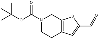 叔丁酯2-甲酰基-4-2,5-二氫噻吩并[2,3-C]吡啶-6(7H)-甲酸叔丁酯, 203663-30-3, 結(jié)構(gòu)式