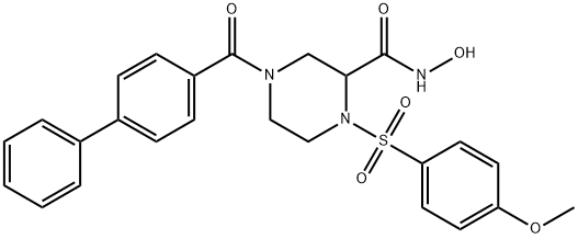 MMP-9/MMP-13 INHIBITOR I, 204140-01-2, 结构式