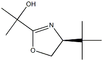 (4S)-4-叔丁基-4,5-二氢-ALPHA,ALPHA-二甲基-2-恶唑甲醇, 204333-19-7, 结构式