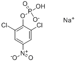 2,6-二氯-4-硝基苯基磷酸盐一钠盐水合物, 207853-71-2, 结构式