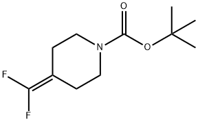tert-butyl 4-(difluoroMethylene)piperidine-1-carboxylate, 208245-65-2, 结构式
