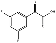 2-(3,5-二氟苯基)-2-氧代乙酸, 208259-76-1, 结构式