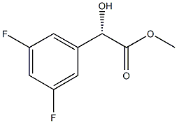 (S)-2-(3,5-二氟苯基)-2-羟基乙酸甲酯, 209982-92-3, 结构式