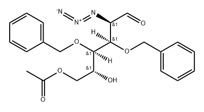 6-O-乙酰基-2-叠氮基-3,4-二-O-苄基-2-脱氧D-D-吡喃葡萄糖, 211237-94-4, 结构式