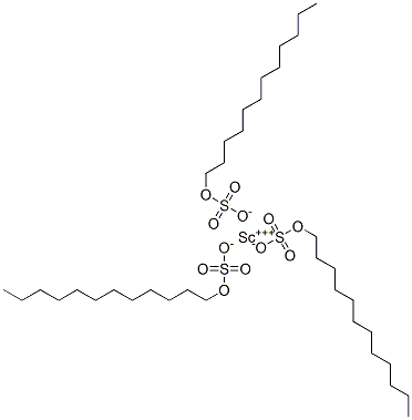 十二烷基硫酸钪(III), 211638-03-8, 结构式