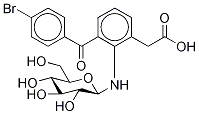 2-(3-(4-溴苯甲酰基)-2-(((2R,3R,4S,5S,6R)-3,4,5-三羟基-6-(羟甲基)四氢-2H-吡喃-2-基)氨基)苯基)乙酸, 212266-82-5, 结构式