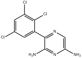 2,6-二氨基-3-(2,3,5-三氯苯基)吡嗪, 212778-82-0, 結(jié)構(gòu)式