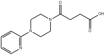 4-氧代-4-[4-(2-吡啶基)哌嗪-1-基]丁酸, 213186-59-5, 结构式