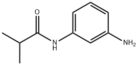 N-(3-氨基苯基)-2-甲基-丙酰胺, 213831-00-6, 结构式
