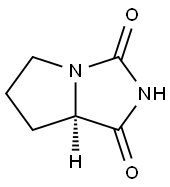 (R)-四氢-1H-吡咯并[1,2-C]咪唑-1,3(2H)-二酮, 214066-57-6, 结构式