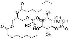 4-单磷酸磷脂酰肌醇, 214069-07-5, 结构式