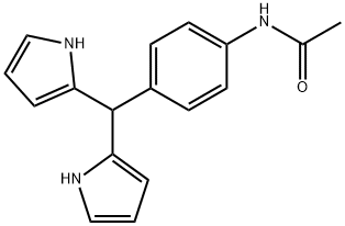 5 -(4-乙酰氨基苯基)联吡咯甲烷, 214554-43-5, 结构式