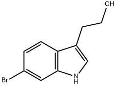 2-(6-溴-1H-吲哚-3-基)乙醇, 214915-72-7, 结构式