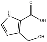 4-(羟甲基)-1H-咪唑-5-羧酸, 215523-33-4, 结构式