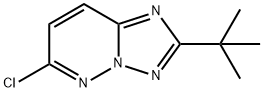 6-氯-2-(1,1-二甲基乙基)-[1,2,4]三唑并[1,5-B]哒嗪, 215530-59-9, 结构式