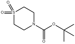 叔丁基硫代吗啉-4-羧酸盐1,1-二氧化物, 215791-95-0, 结构式