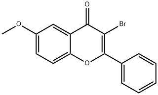 3-溴-6-甲氧基黄酮, 215999-39-6, 结构式