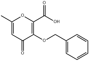 3-(苄氧基)-6-甲基-4-氧代-4H-吡喃-2-羧酸, 216581-47-4, 结构式