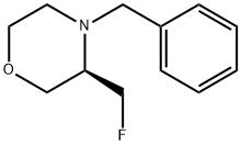 R-4-苄基-3-氟甲基吗啉, 218594-80-0, 结构式