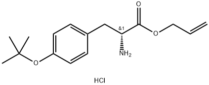 H-D-TYR(TBU)-ALLYL ESTER HCL, 218962-74-4, 结构式