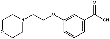 3-(2-吗啉乙氧基)苯甲酸, 219935-32-7, 结构式