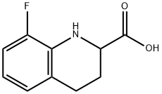 8-氟-1,2,3,4-四氢-2-喹啉羧酸, 219949-91-4, 结构式