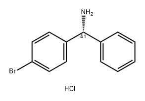 (R)-(4-溴苯基)(苯基)甲胺盐酸盐, 220441-84-9, 结构式